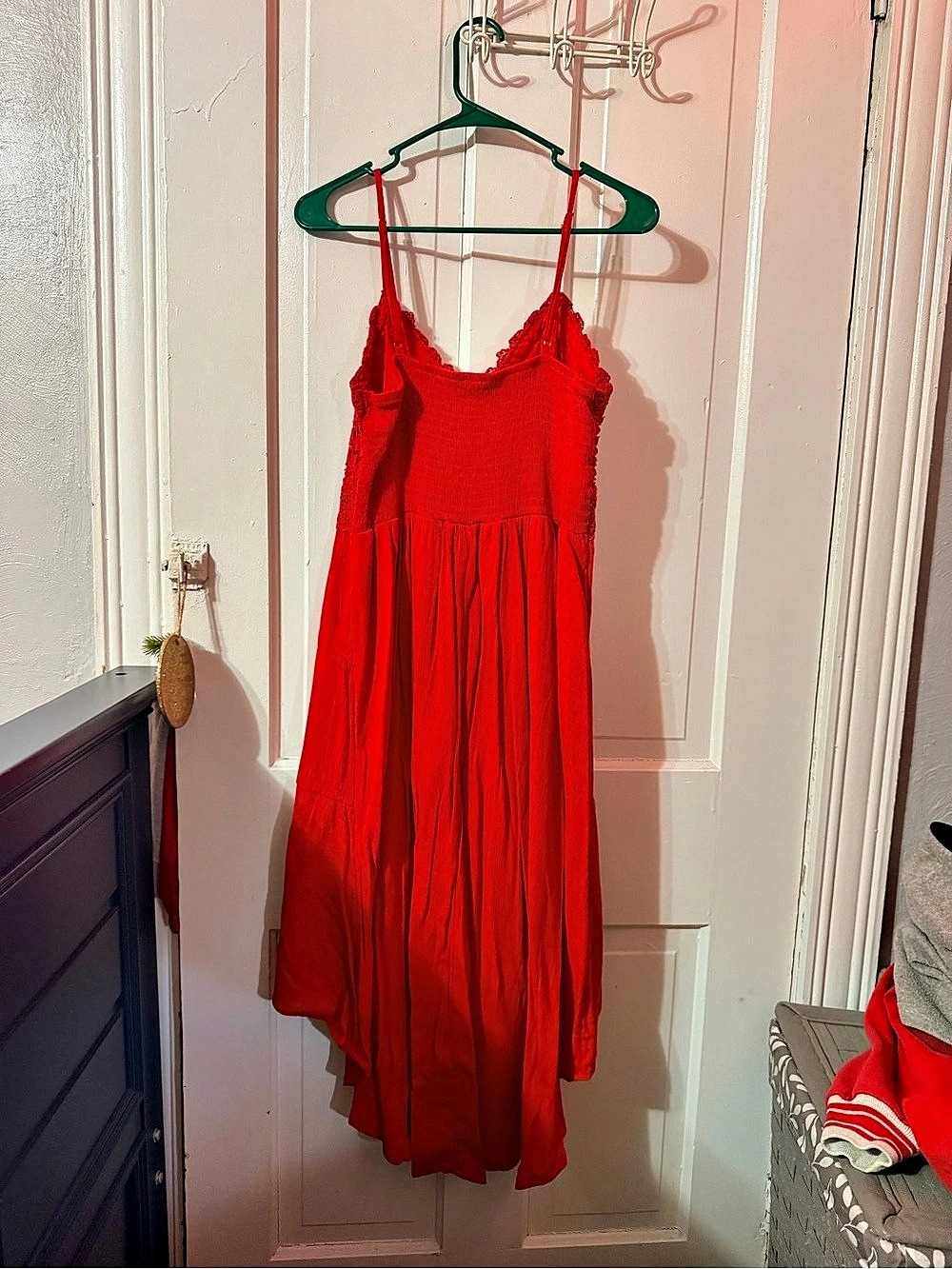Red Maxi Dress Like New